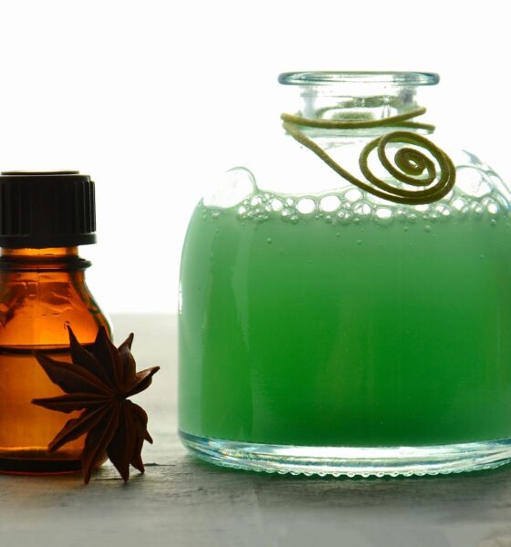 oily hair shampoo bottle